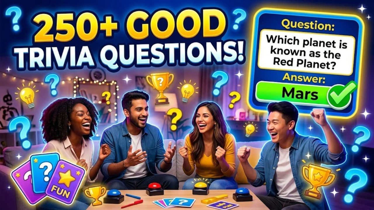 Good Trivia Questions: 250+ Fun Questions With Answers