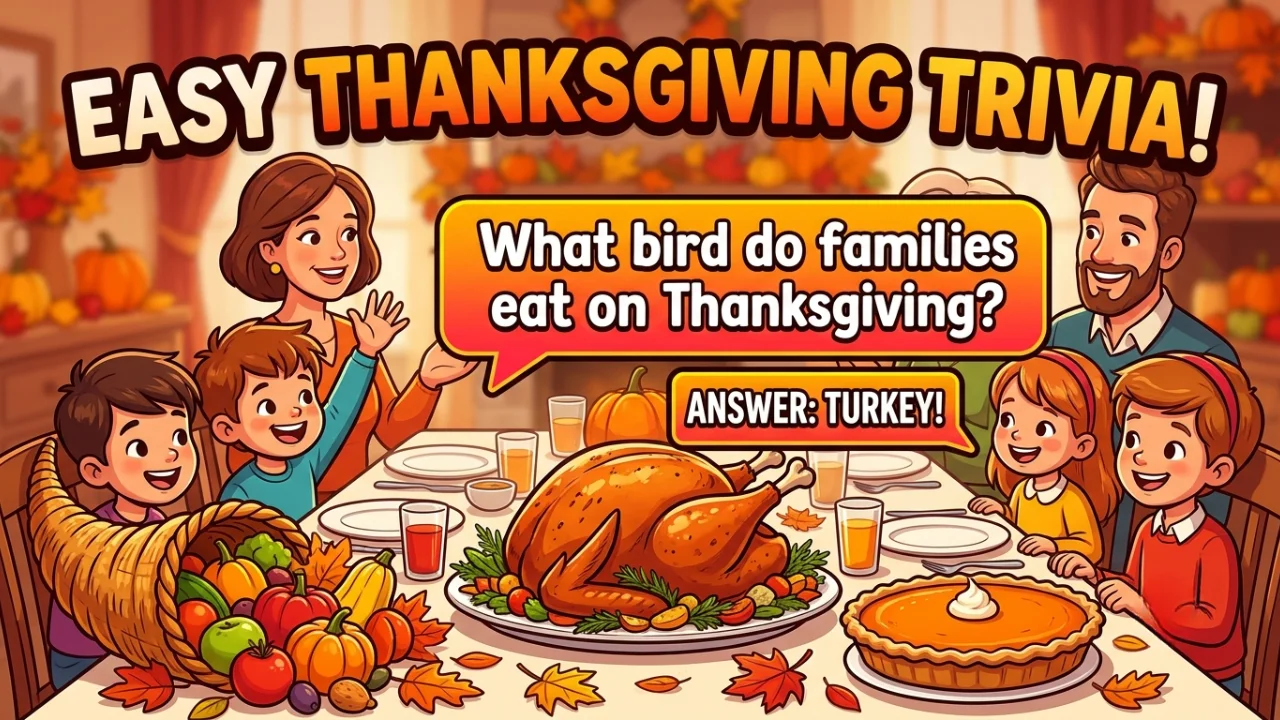 100+ Fun Thanksgiving Trivia Questions and Answers for Family Game Night