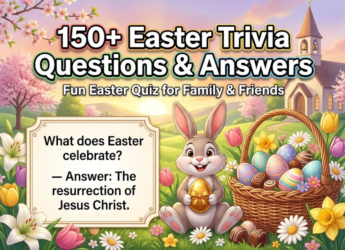 150+ Easter Trivia Questions and Answers for a Fun Easter Quiz