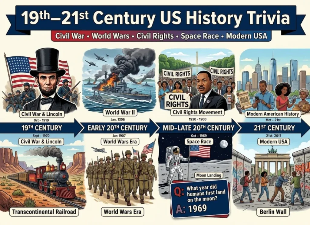 19th Century US History Trivia Questions