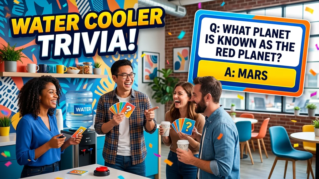 200+ Water Cooler Trivia Questions and Answers for Fun Office Game Nights