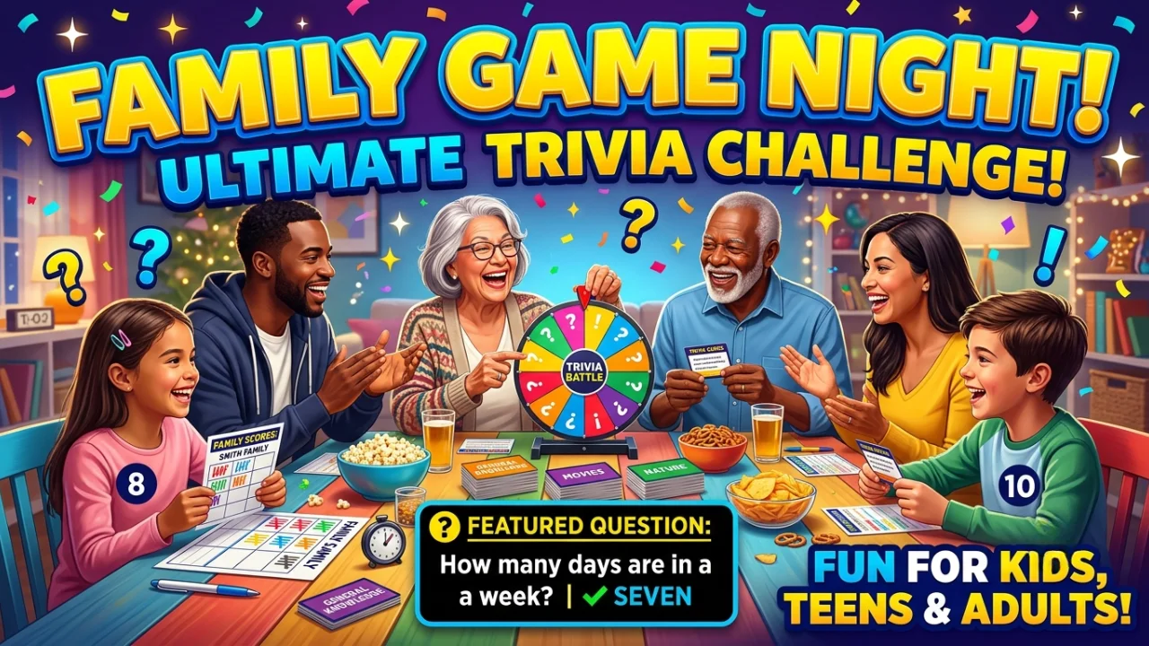 250+ Family Trivia Questions and Answers for Fun Family Game Night