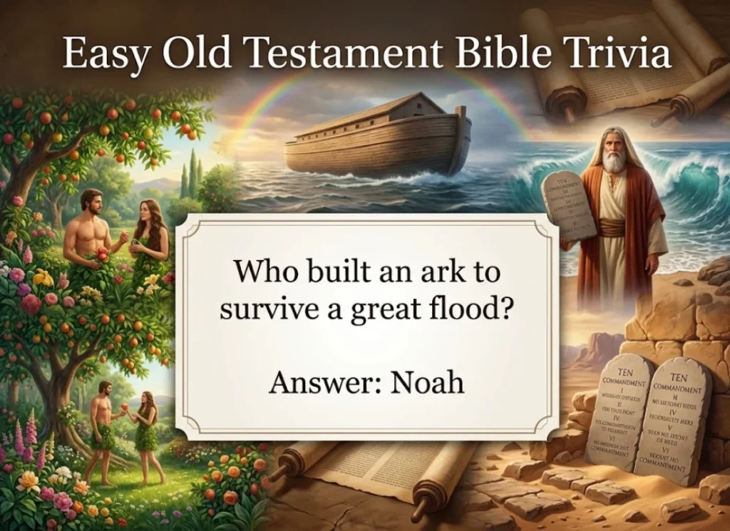 Easy Old Testament Bible Trivia Questions and Answers