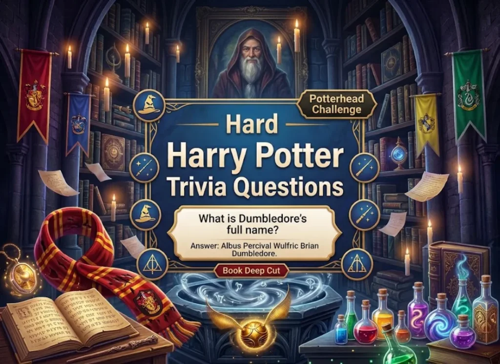 Hard Harry Potter Trivia Questions