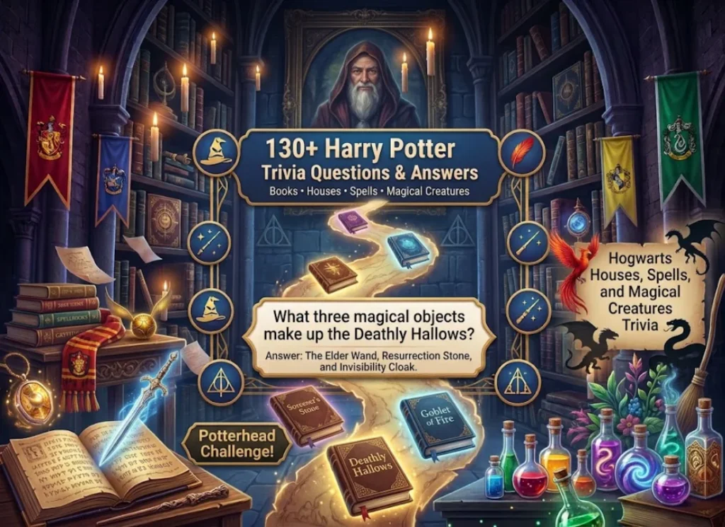 Hogwarts Houses, Spells, and Magical Creatures Trivia