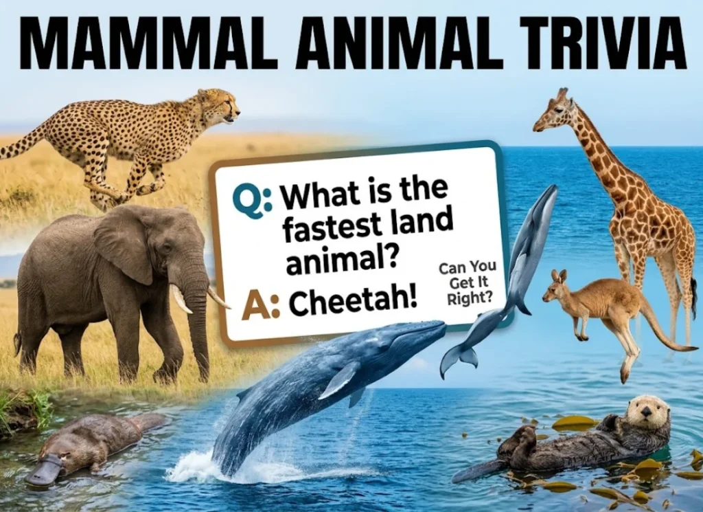 Mammal Animal Trivia Questions and Answers