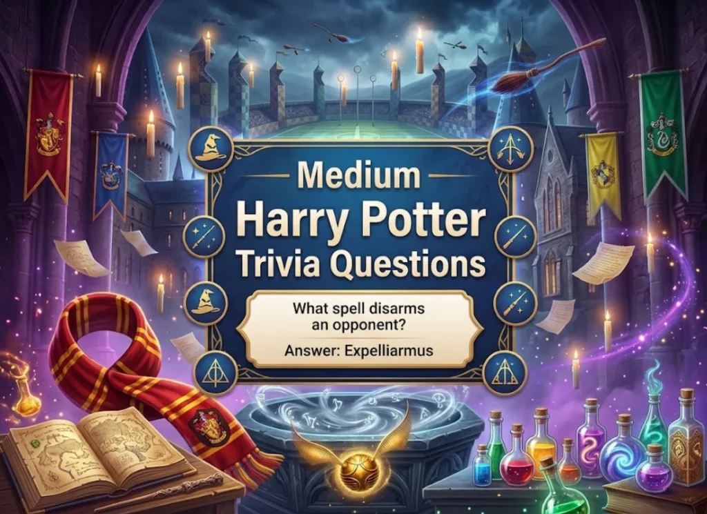Medium Harry Potter Trivia Questions