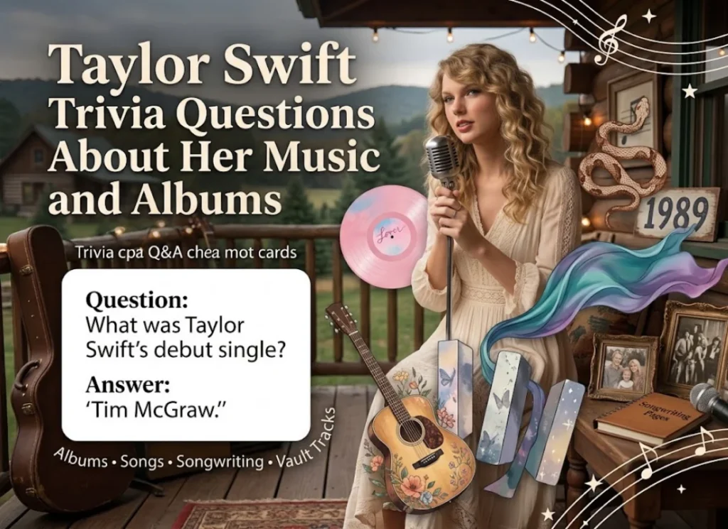 Taylor Swift Trivia Questions About Her Music and Albums