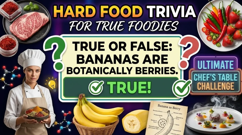 World Cuisine Food Trivia Questions and Answers