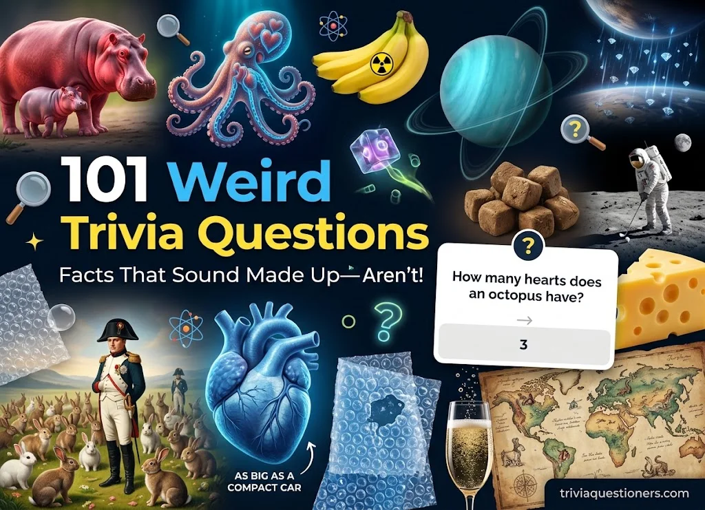 101 Weird Trivia Questions That Sound Made Up (But Aren't!)