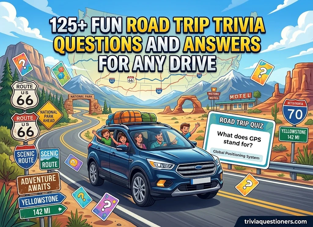 125+ Fun Road Trip Trivia Questions and Answers for Any Drive