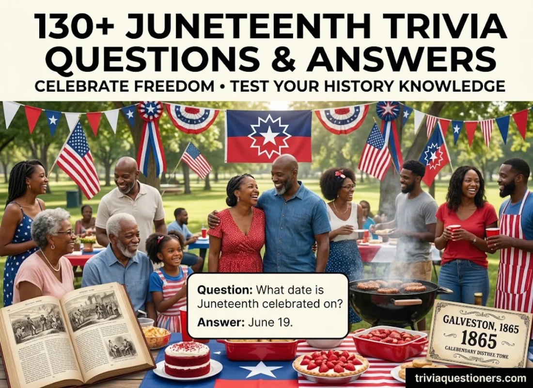 130+ Juneteenth Trivia Questions and Answers to Celebrate Freedom (2026)