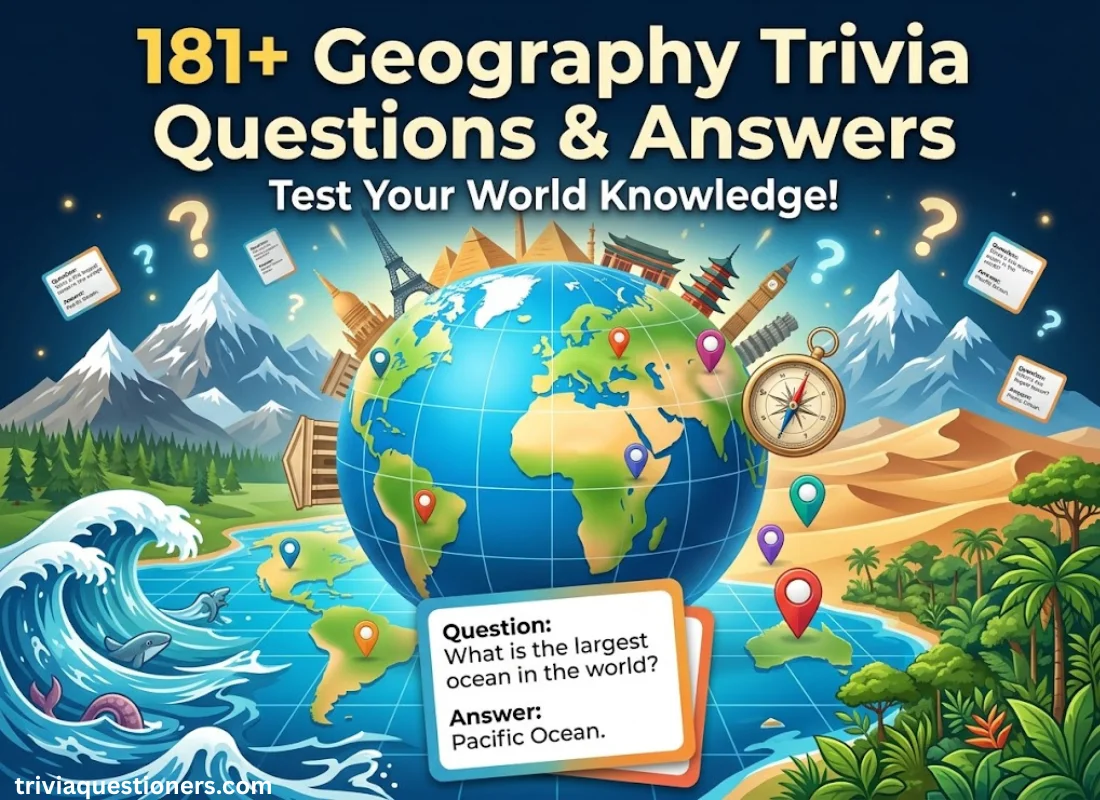 181+ Best Geography Trivia Questions and Answers for Quiz Night