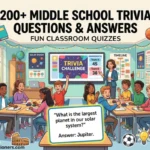 200+ Middle School Trivia Questions and Answers for Fun Classroom Quizzes