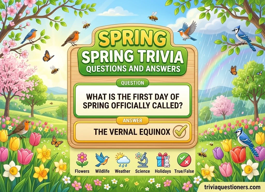 60+ Ultimate Spring Trivia Questions and Answers to Refresh Your Brain