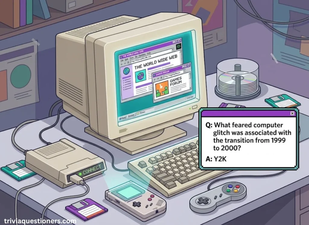 90s Tech, Internet and Video Game Trivia Questions and Answers