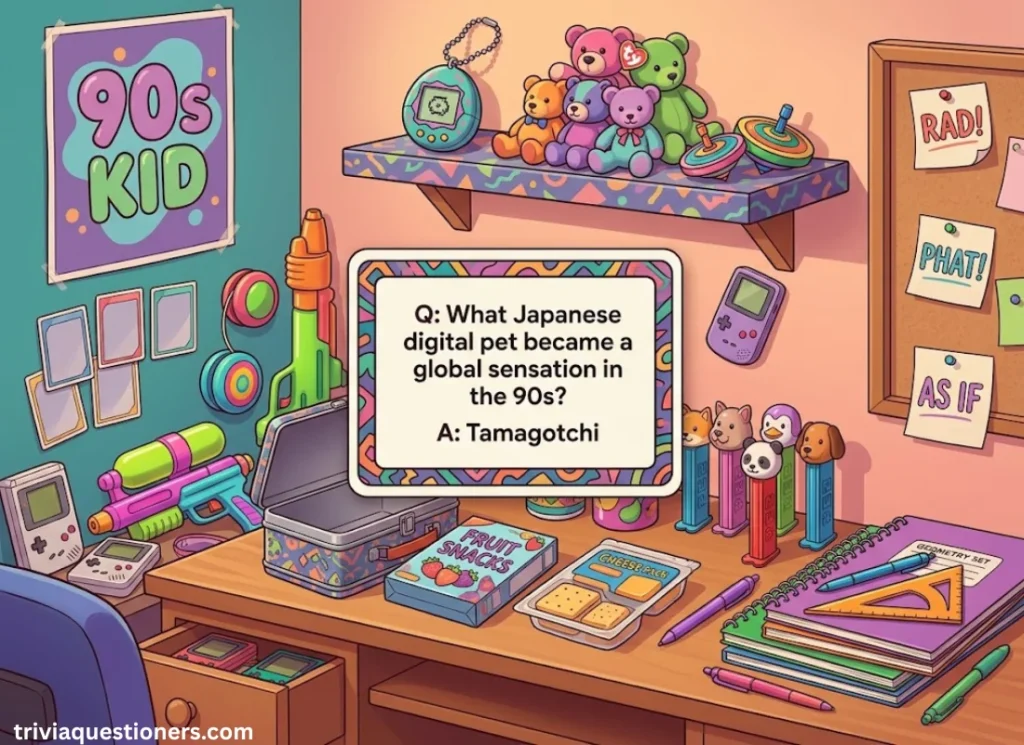 90s Toys, Fads, Slang and Snack Trivia Questions and Answers