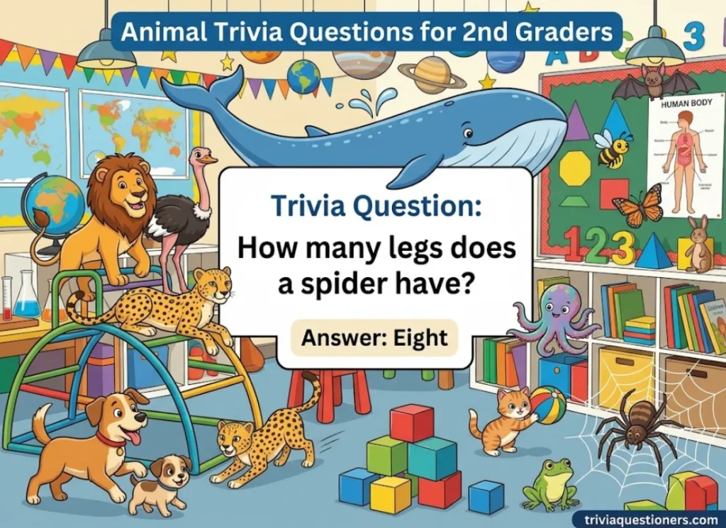 Animal Trivia Questions for 2nd Graders