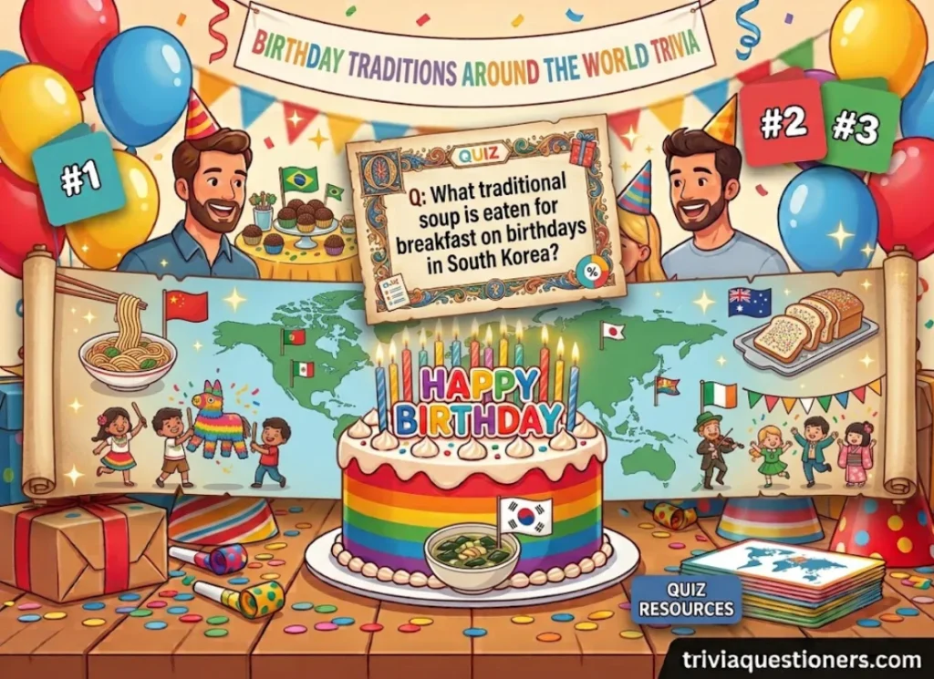 Birthday Traditions Around the World Trivia Questions