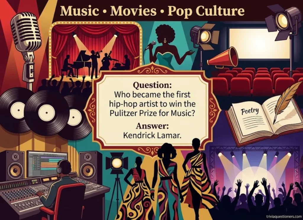 Black Trivia Questions and Answers: Music, Movies and Pop Culture