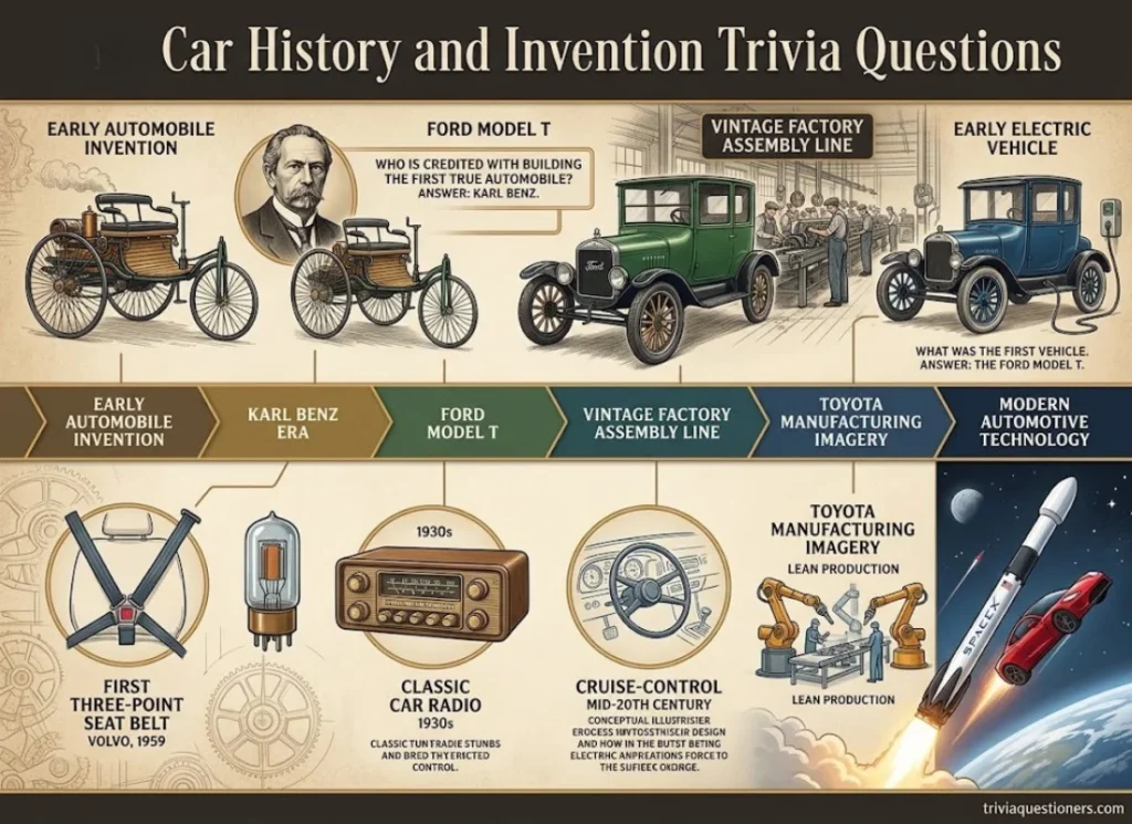 Car History and Invention Trivia Questions