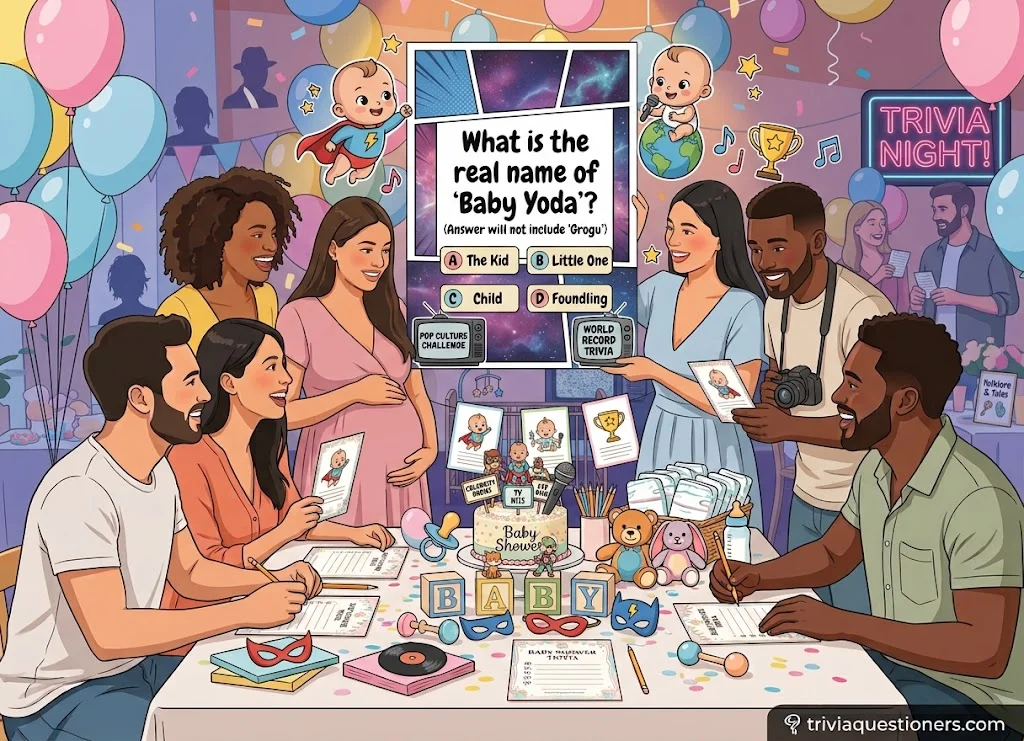 Celebrity, Pop Culture and World Record Baby Trivia Questions