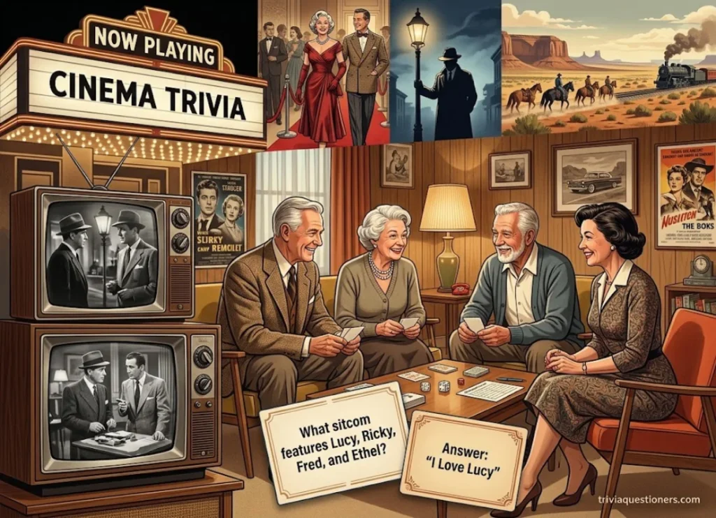 Classic Movies & TV Trivia Questions for Seniors