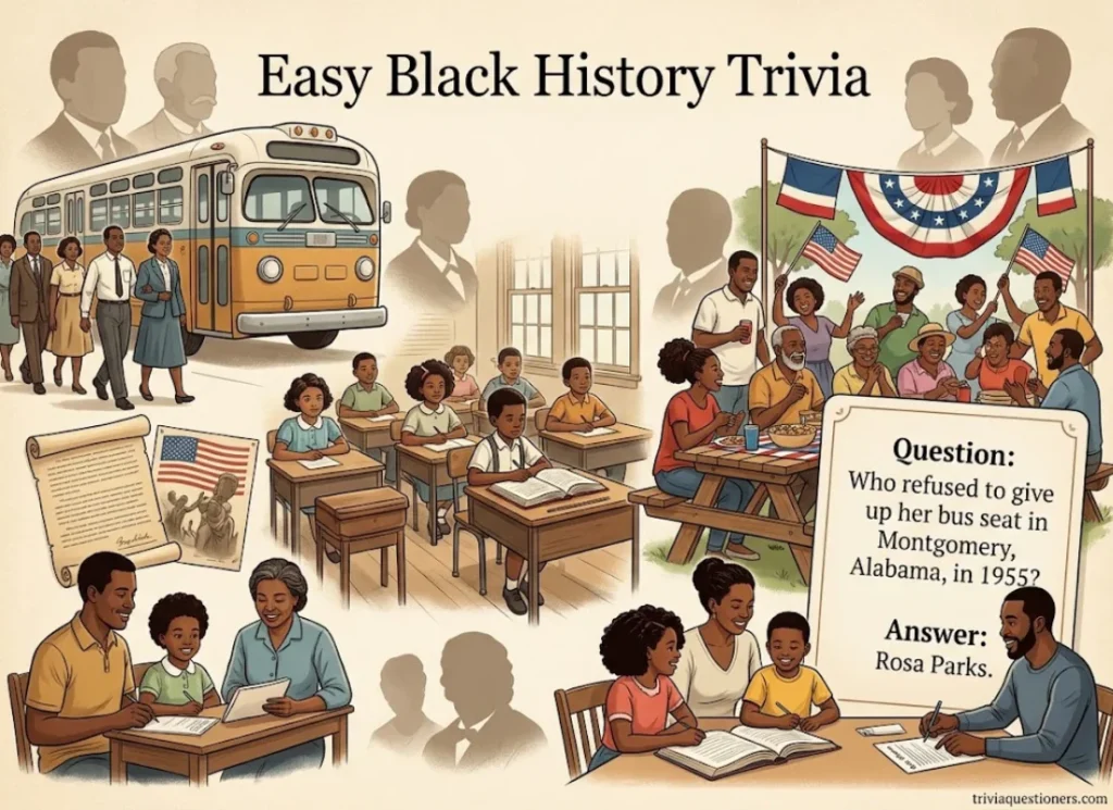 Easy Black History Trivia Questions and Answers