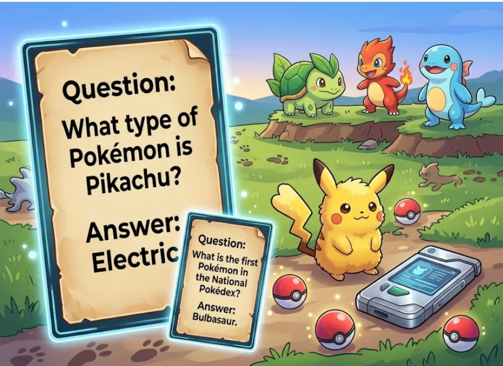 Easy Pokémon Trivia Questions and Answers