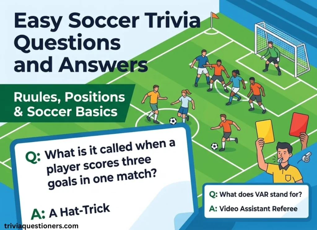 Easy Soccer Trivia Questions and Answers