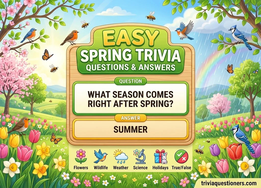 Easy Spring Trivia Questions and Answers