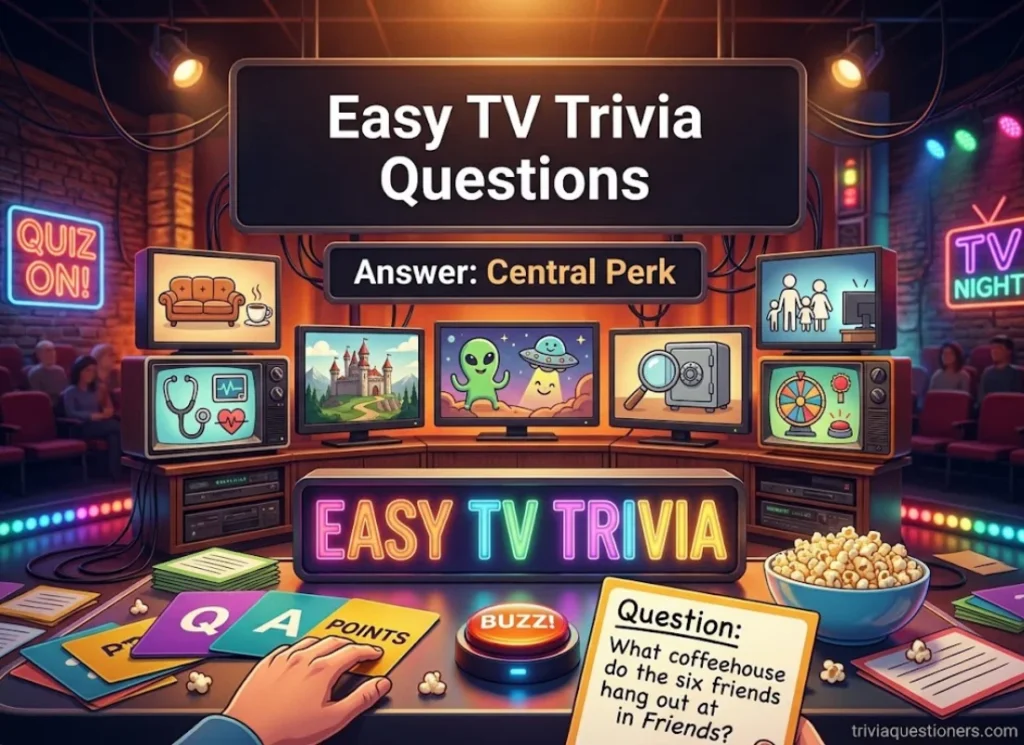 Easy TV Trivia Questions and Answers to Warm Up