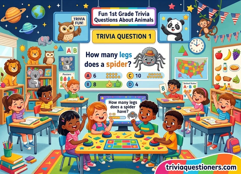 Fun 1st Grade Trivia Questions About Animals