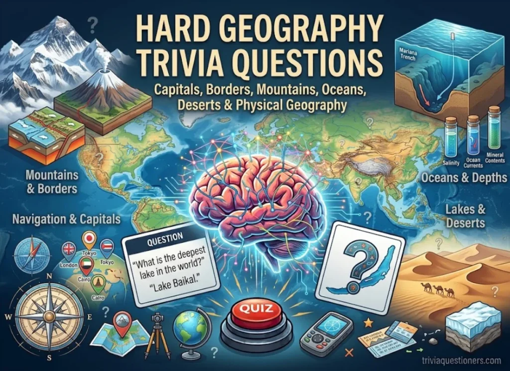 Hard Geography Trivia Questions