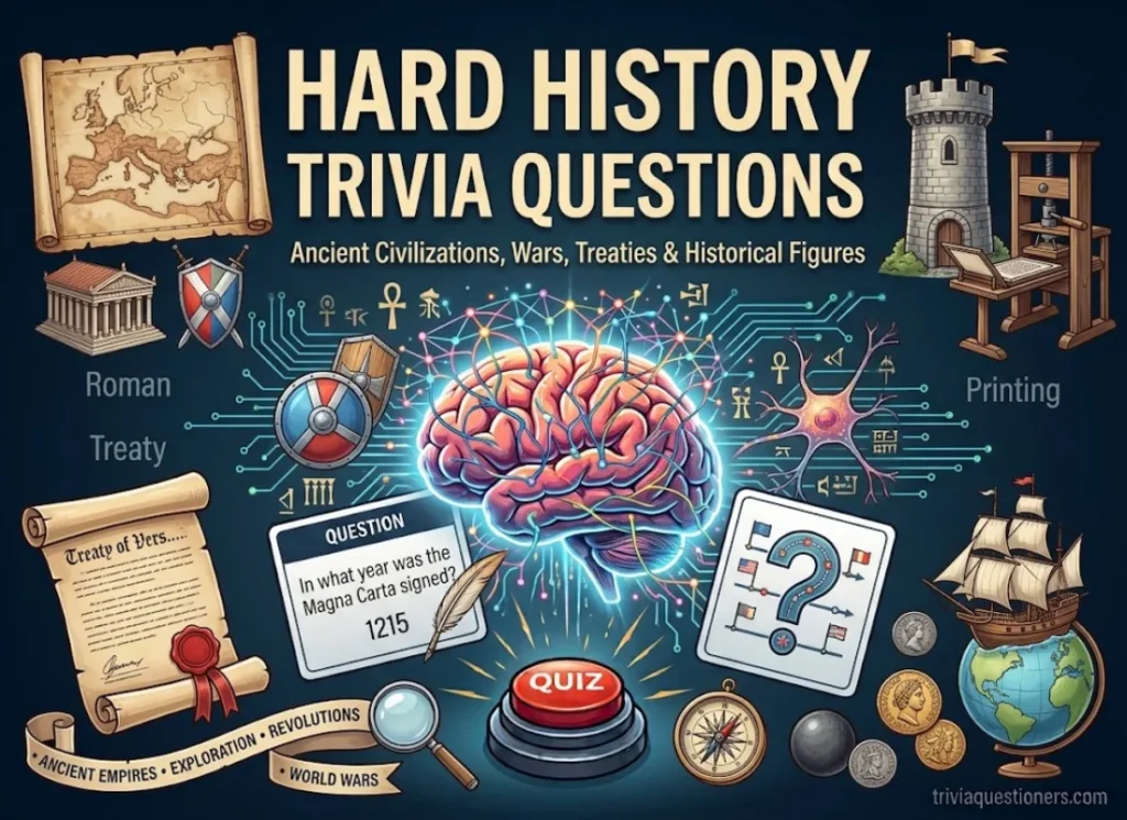 Hard History Trivia Questions