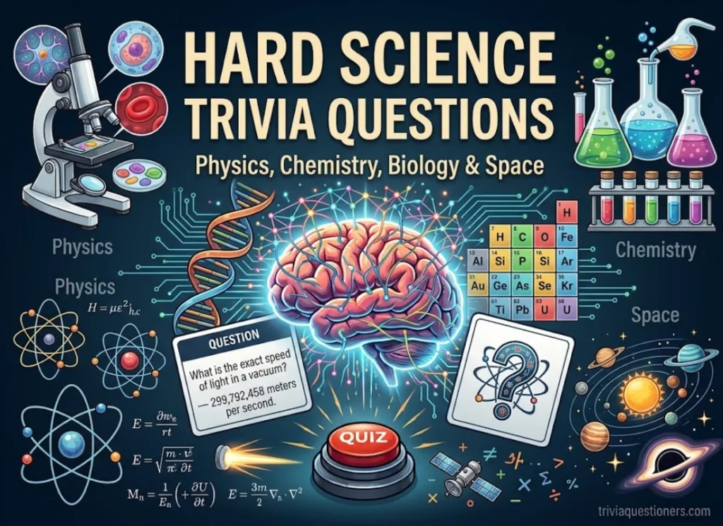 Hard Science Trivia Questions