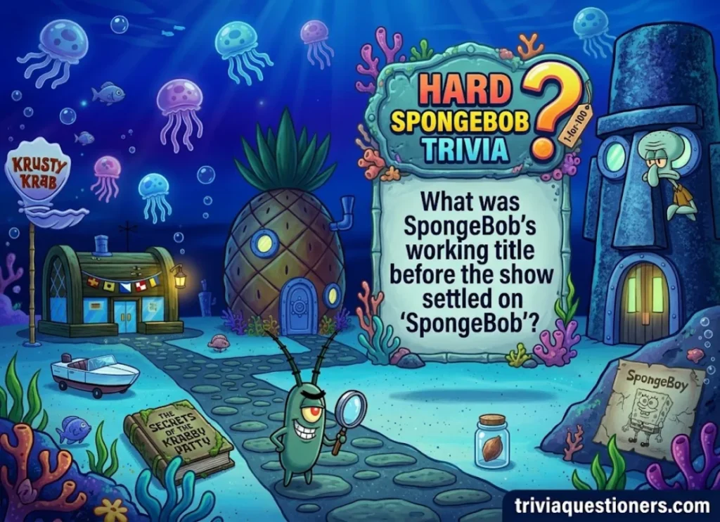 Hard SpongeBob Trivia Questions for True Fans