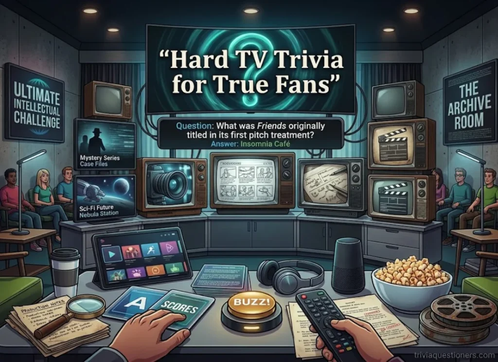 Hard TV Trivia Questions and Answers for True Fans