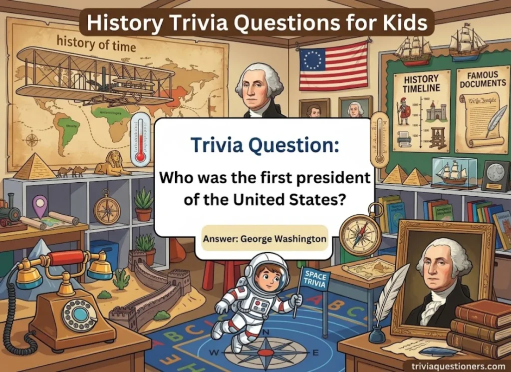 History Trivia Questions for Kids