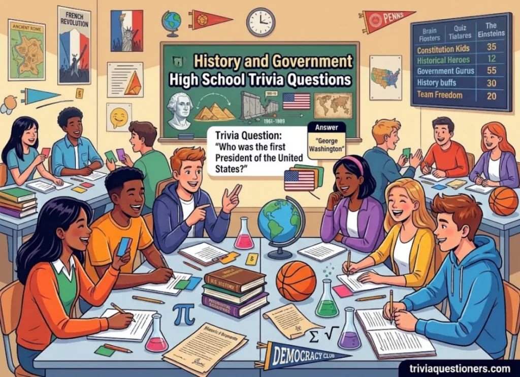 History and Government High School Trivia Questions