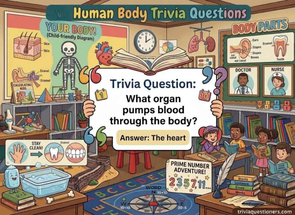 Human Body Trivia Questions
