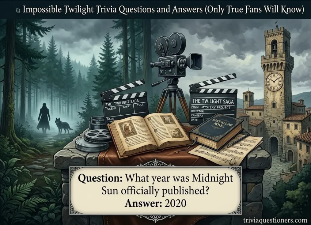 Impossible Twilight Trivia Questions and Answers (Only True Fans Will Know)