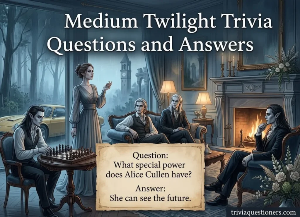 Medium Twilight Trivia Questions and Answers