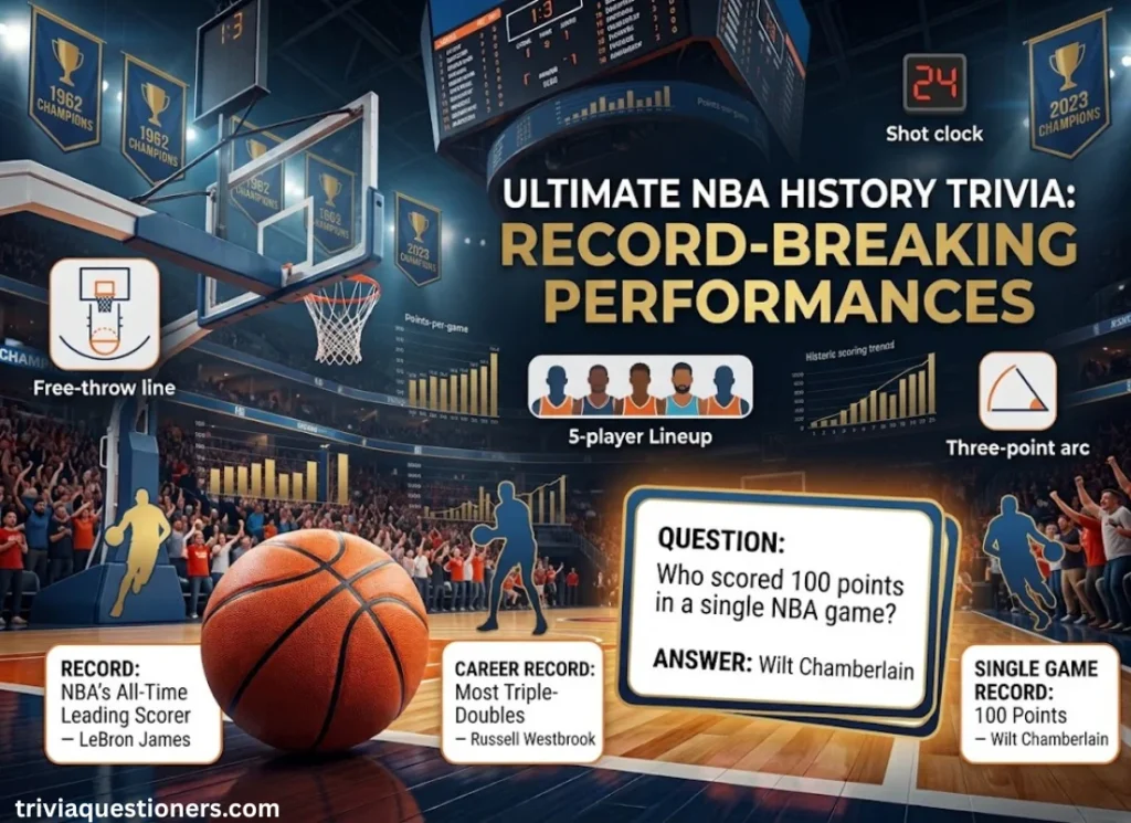 NBA History and Records Trivia Questions and Answers