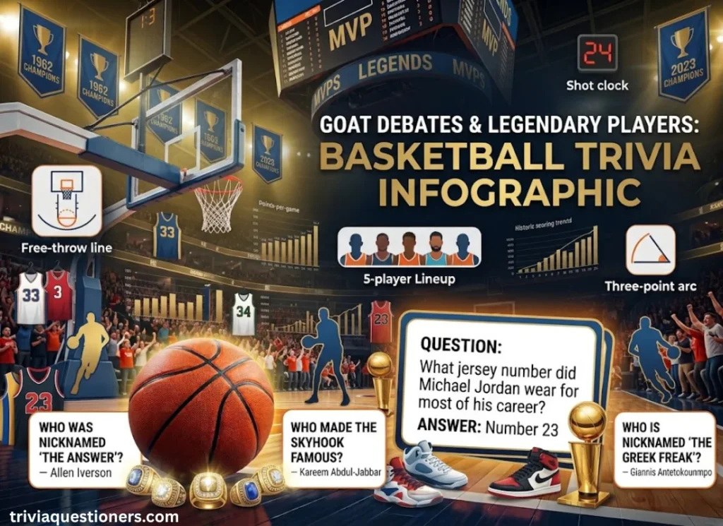 NBA Legends and GOAT Trivia Questions and Answers
