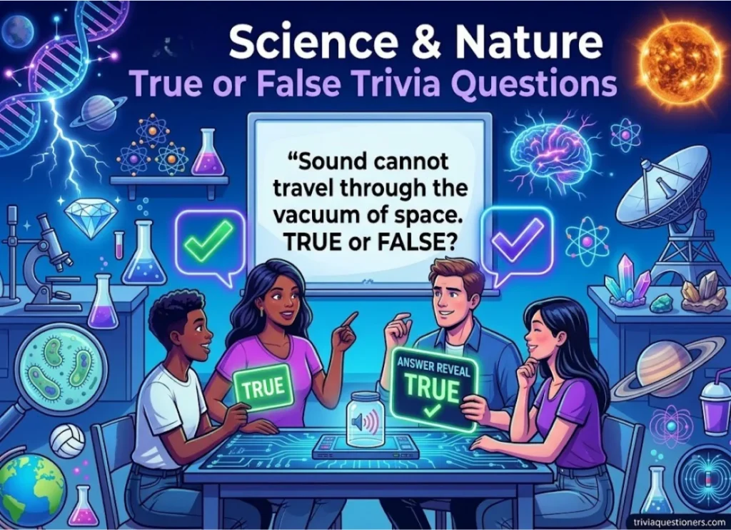 Science & Nature True or False Trivia Questions