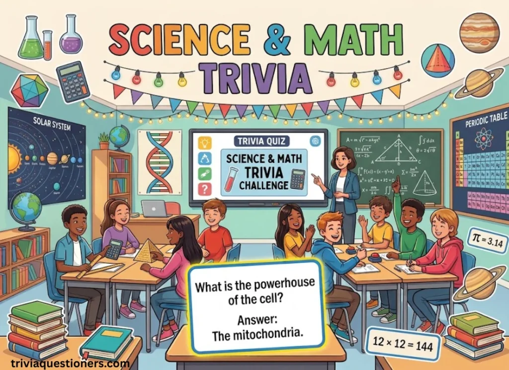 Science and Math Trivia Questions for Middle Schoolers