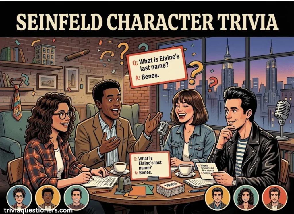 Seinfeld Character Trivia Questions and Answers