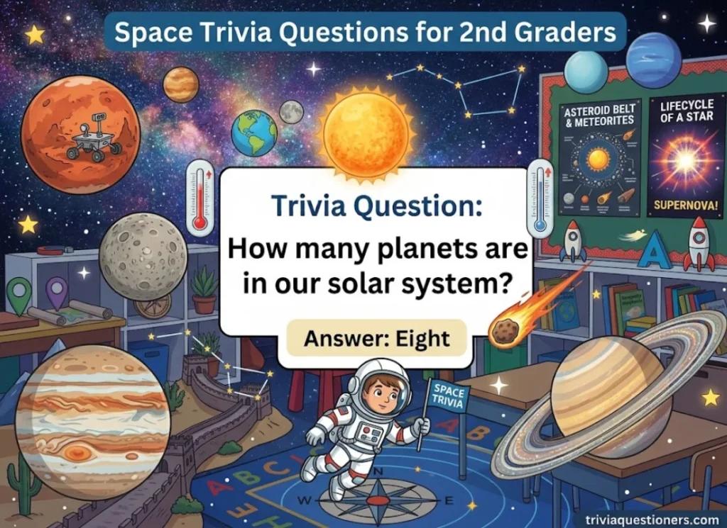 Space Trivia Questions for 2nd Graders