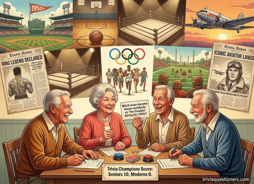 Sports & Famous People Trivia Questions for Seniors